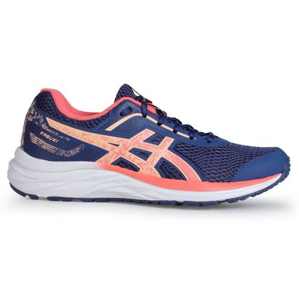 Tênis Asics Kabuki Azul e Laranja Feminino Azul 34